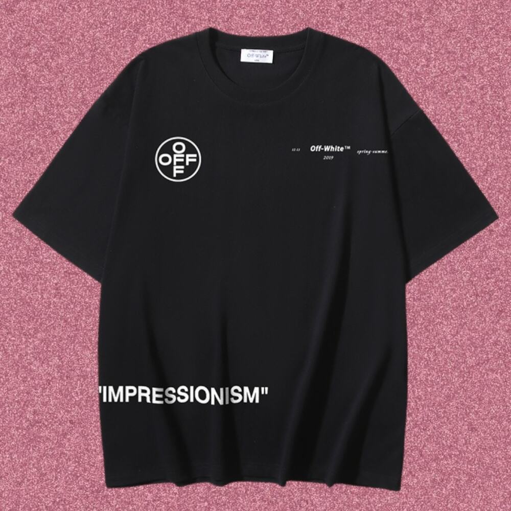 Off-White Black Men's Short Sleeve T-Shirt